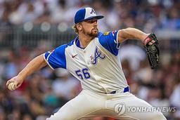 MLB 애틀랜타 에이스 슈웰렌바흐 팔꿈치 부상…2개월 결장