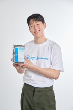 손흥민, WFP '기아 종식' 콘텐츠 참여…"식량 위기 현실 통감"