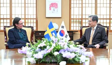 한-스웨덴 외교장관회담…"방산·제조업서 상호협력 가능성"