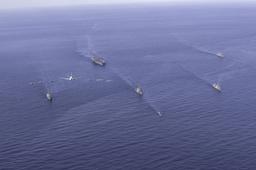 한미 해군, 동해서 연합훈련…美항모 조지워싱턴함 참여