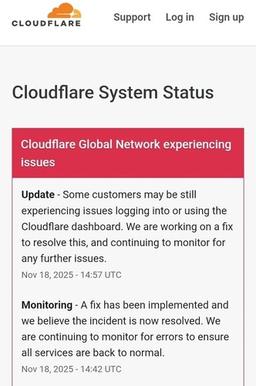 [AI 마비] 글로벌 AI 첫 동시 마비…'초연결 리스크' 현실화