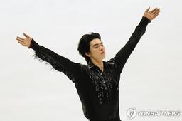 피겨 차준환, 그랑프리 4차 대회 쇼트프로그램 3위