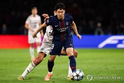'이강인 첫 도움' PSG, '디아스 2골→퇴장' 뮌헨에 1-2 패배