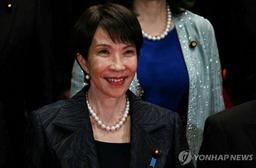 日다카이치 내각 출범초 지지율 호조세…70% 넘어 역대 5위