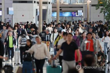 인천공항 3분기 여객 1천815만명…개항 이후 최다