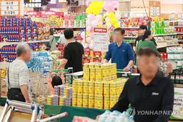 6월 물가 2.2% 올라…'라면·커피·고등어' 먹거리물가 불안(종합)
