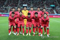 한국 축구 FIFA 랭킹 22위로 한 계단 상승…'포트2' 수성