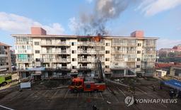 재건축 앞둔 제주 아파트서 실화재 훈련…"현장 대응 강화"